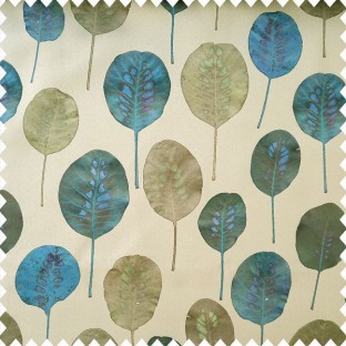 Purple green blue color natural round shapes glossy finished leaves texture finished design with grey color background main curtain